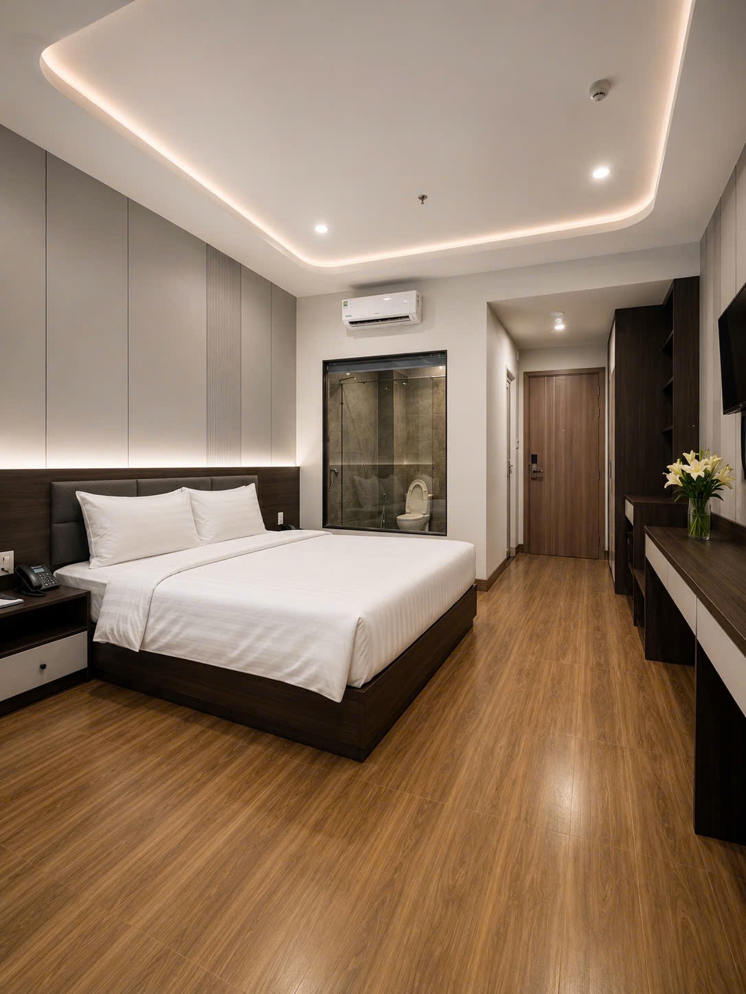 Phòng Phòng 2 Khách View Biển Tầng Thấp — Khách Sạn Ngọc Thành
